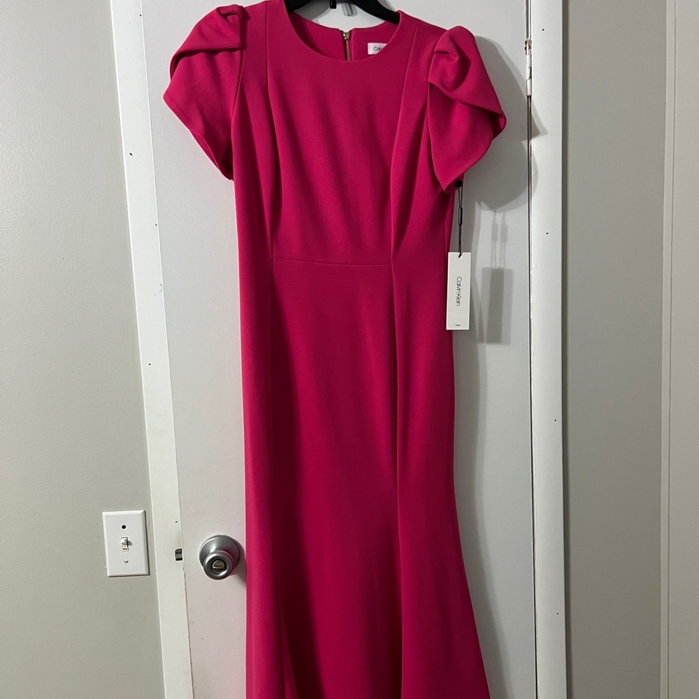 Fuschia Calvin Klein Dress NWT- See pics